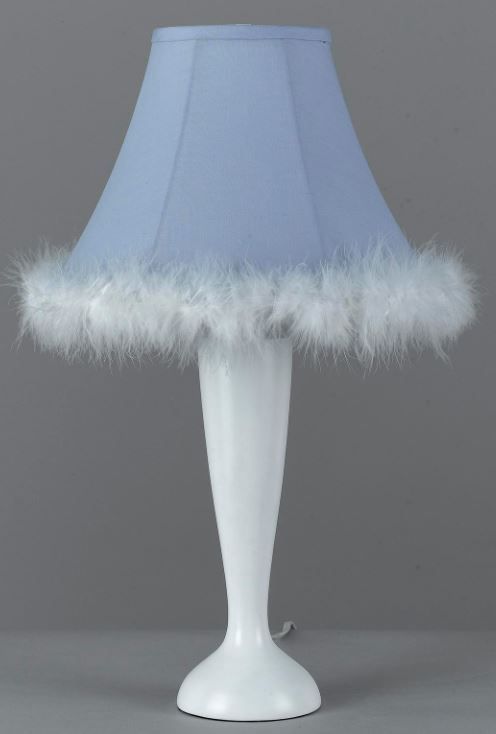Cal® Lighting & Accessories Blue Table Lamp-0