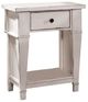 American Wholesale Furniture Stoney Creek White Nightstand-0