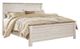 Signature Design by Ashley® Willowton 6-Piece Whitewash California King Panel Bed Set-2