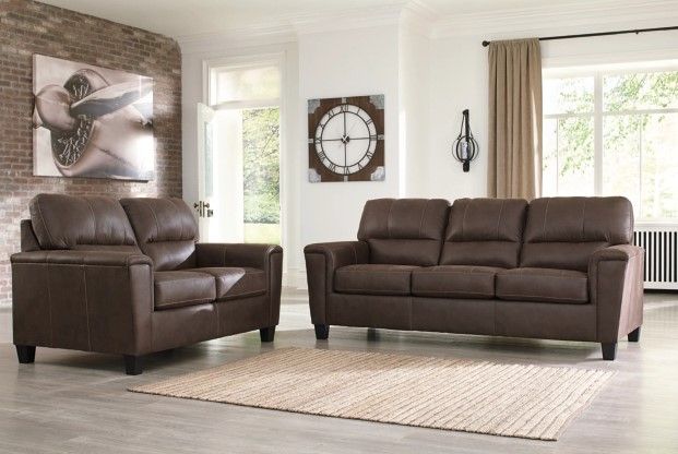 Signature Design by Ashley® Navi 2-Piece Chestnut Living Room Seating Set-3