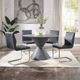 ACME Furniture Ansonia Chrome/Gray Dining Side Chair-1