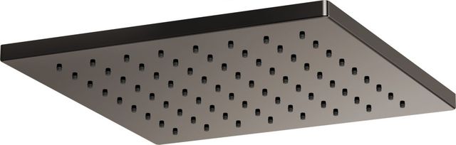 Brizo Essential™ Brilliance® Black Onyx 12" Linear Square Single-Function Raincan Shower Head-0