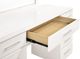 Coaster® Felicity 2-Piece Glossy White Vanity Desk Set-1