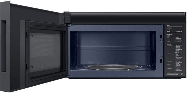 Samsung Bespoke 2.1 Cu. Ft. Matte Black Steel Over The Range Microwave-2