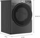 Whirlpool® 5 Series 7.4 Cu. Ft. Volcano Black Front Load Electric Dryer -3