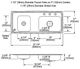 Elkay Lustertone® Classic Lustrous Satin Stainless Steel 37.25" x 17" x 5" Double Bowl Drop-in Classroom ADA Sink Kit-1
