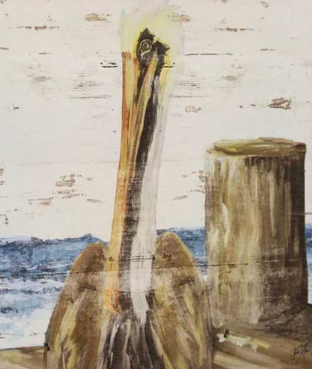 Stylecraft Pelican Palk II Beige/Brown Wall Art-1