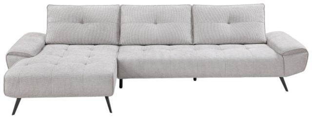 Homelegance® Dominic 2-Piece Light Gray Left-Arm Facing Sectional and Chaise-0