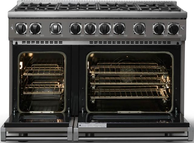 Viking® 7 Series 48" Damascus Gray Pro Style Liquid Propane Gas Range-1