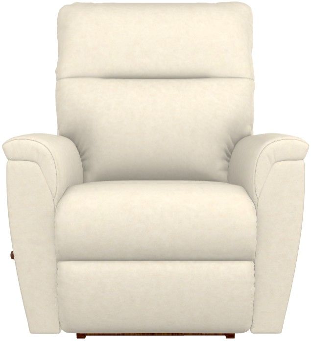 La-Z-Boy® Norton Oyster Leather Manual Rocking Recliner-1