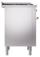 Ilve® Nostalgie II Noblesse 36'' Stainless Steel Pro Style Dual Fuel Range with Copper Trim-2