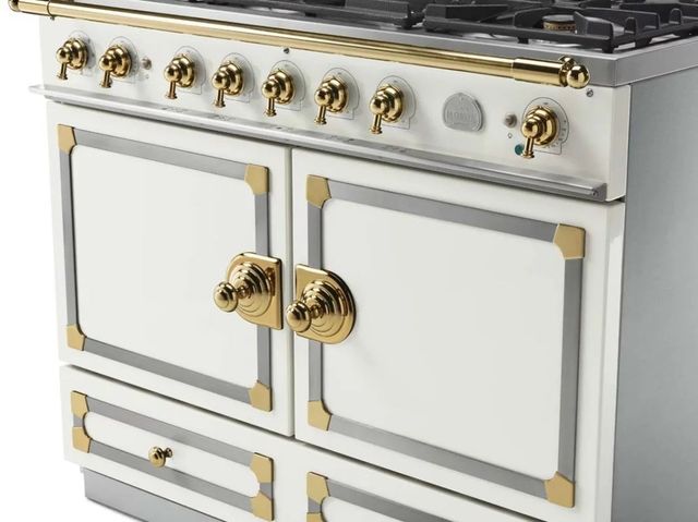 La Cornue CornuFe 110 43" Pure White Pro Style Dual Fuel Range-2