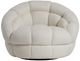Bernhardt Coco Bernhardt Living White Swivel Chair-1
