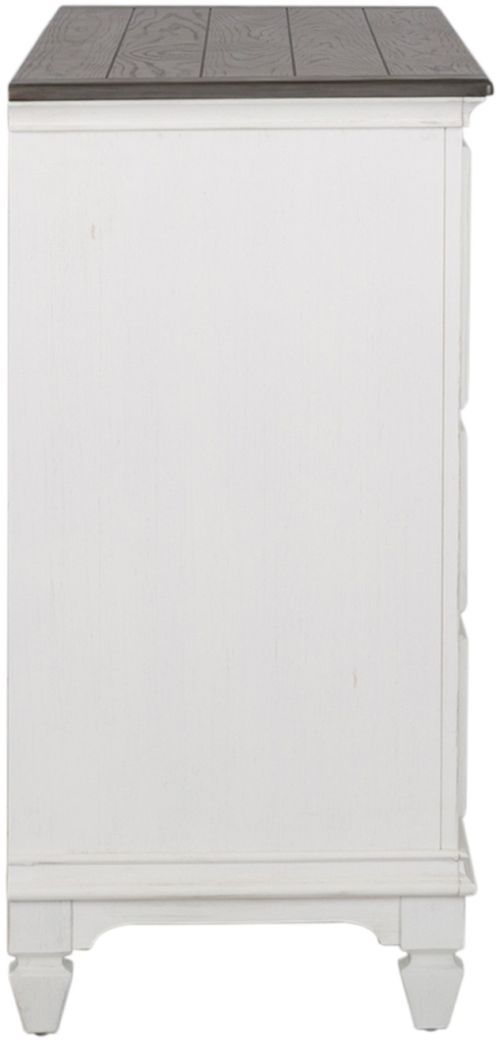 Liberty Furniture Allyson Park Charcoal/Wirebrushed White 8-Drawer Dresser-3