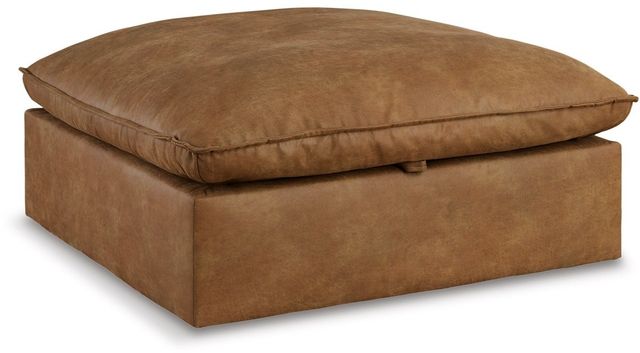 Benchcraft® Marlaina Caramel Storage Ottoman-0