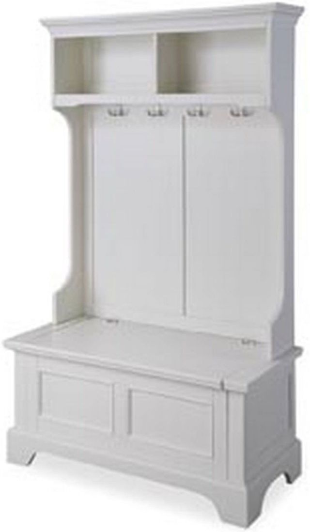 homestyles® Naples White Hall Tree-1