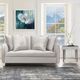 Michael Amini® Roxbury Park Slate Loveseat-1