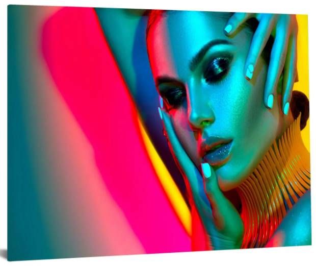 Classy Art Electric Stroke Wall Art-1