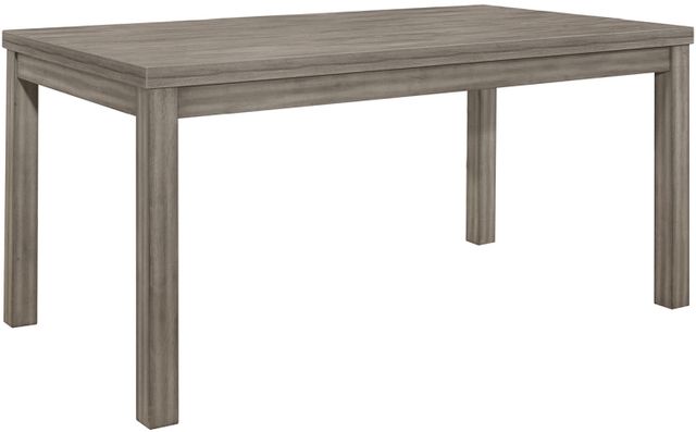 Mazin Furniture Bainbridge 7-Piece Weathered Gray Dining Table and Chair Set-2