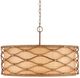 Currey & Company Saddle Tan Partita Pendant-1