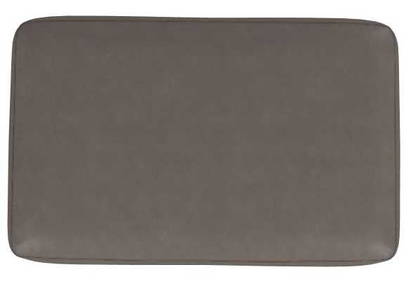 La-Z-Boy® Wilmette Greystone Leather Ottoman-4