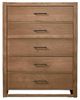 Vaughan-Bassett Lodge & Loft Blond Oak 5-Drawer Chest-0