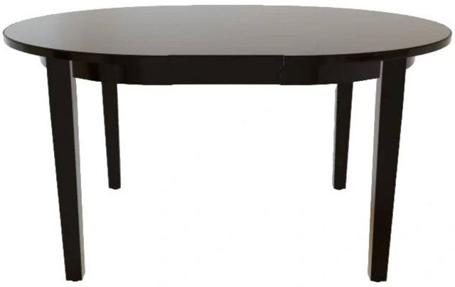 Mavin Customizable 48" x 48" Round Extendable Dining Table with 12" Leaf-1