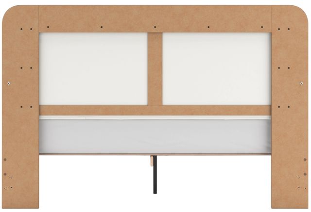 Signature Design by Ashley® Kendanport Brown/White King Upholstered Panel Bed-4
