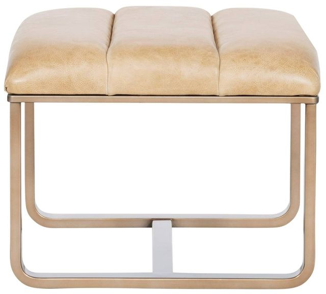 Hooker® Furniture CC Cooper Firenze Ghiaia/Gold Ottoman-3