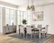 Furniture of America® Gristalt 7-Piece Gray/Stone Gray Dining Table Set-2