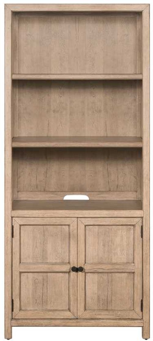 Liberty Furniture Proximity Place Barley Buff Bunching Bookcase-2
