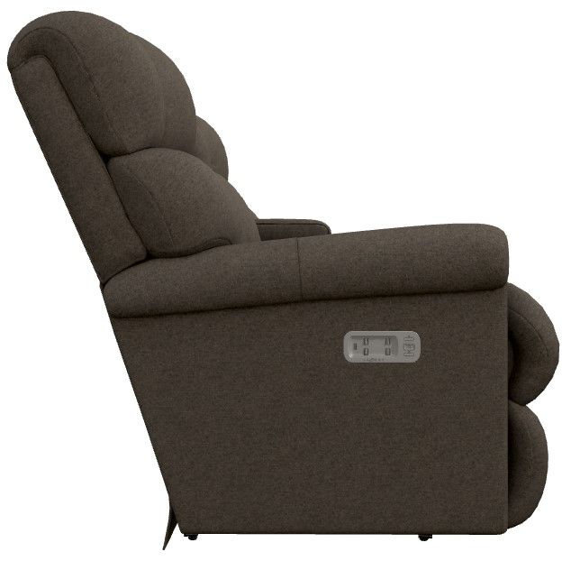 La-Z-Boy® Pinnacle Java Power Wall Reclining Loveseat with Console, Headrest, and Lumbar-3