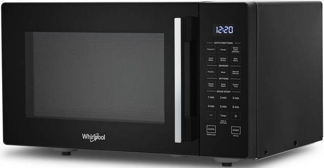 Whirlpool® 0.9 Cu. Ft. Black Countertop Microwave-3