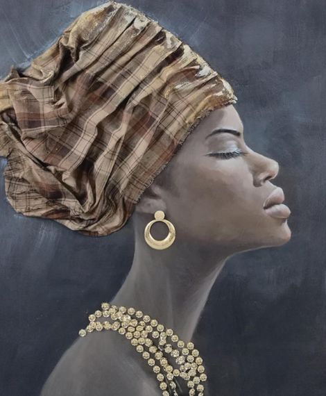 Classy Living Dramatic Regal Heritage Headdress Wall Art-1