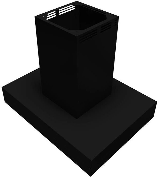 Vent-A-Hood® 42" Black ARS Contemporary Island Range Hood-1