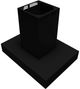 Vent-A-Hood® 42" Black ARS Contemporary Island Range Hood-1