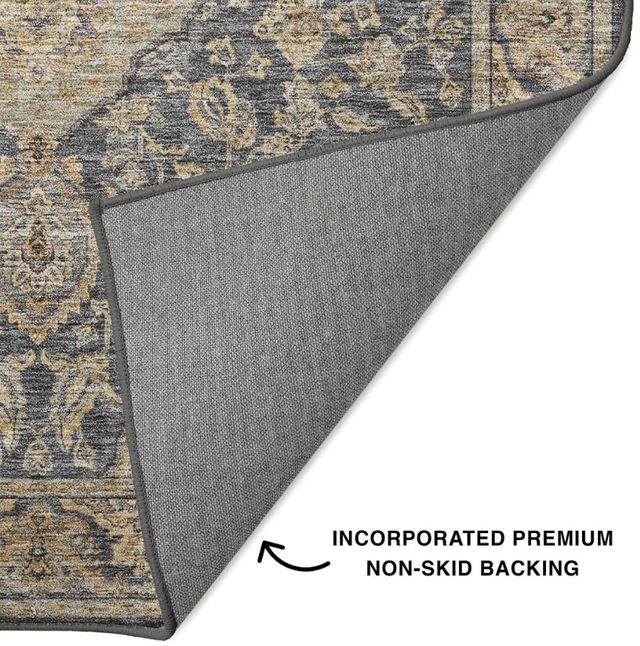Dalyn™ Rug Company Hatay HY3 Charcoal 5'x8' Area Rug-2