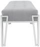Michael Amini® Rose Gray Accent Bench-2