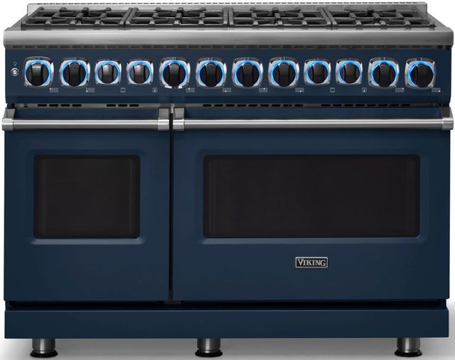 Viking® 7 Series 48" Slate Blue Pro Style Dual Fuel Range-3