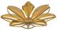 Currey & Company Gold Leaf Stewart Semi-Flush Mount-2