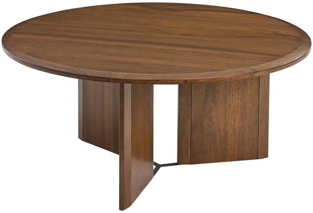 Martin Svensson San Clemente Brown Round Coffee Table-0