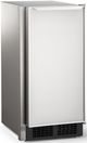 Scotsman® 15" 30 lb. Legacy Gourmet Cuber Stainless Steel Ice Maker with Drain Pump-2