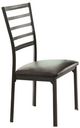 Mazin Furniture Flannery 5 Piece Black/Brown Dining Set-1