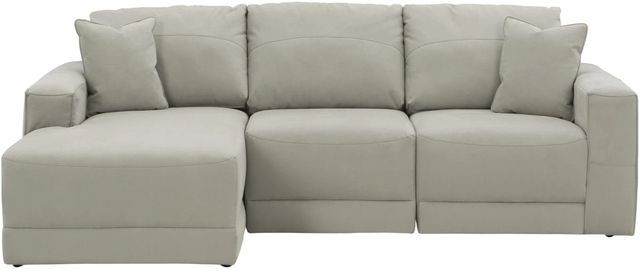 Benchcraft® Next-Gen Gaucho 3-Piece Gray Left-Arm Facing Sectional Sofa and Chaise-1
