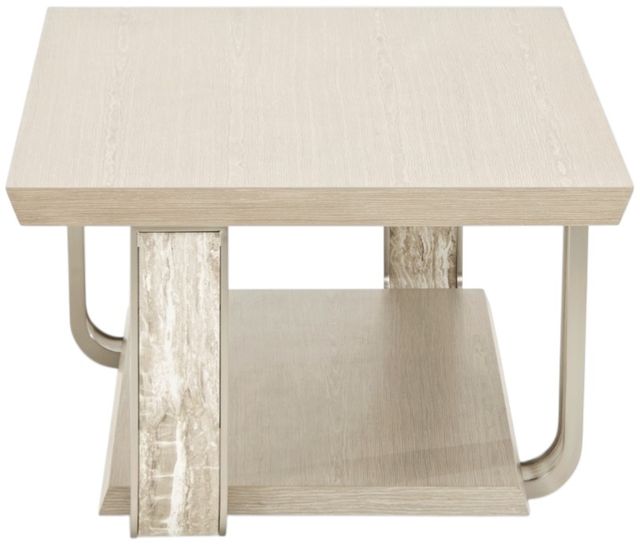 Michael Amini® Lotus Bay Sand Rectangular Cocktail Table-2