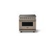 Viking® 5 Series 36" Nantucket Pro Style Induction Range with Brushed Brass Trim-0