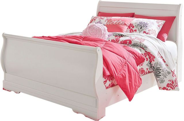 Signature Design by Ashley® Anarasia 3-Piece White Full Sleigh Bed Set-1