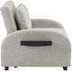Powell® Aileen Gray Wide Convertible Chair Bed-4