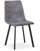Mazin Furniture Memphis 7-Piece Black/Dark Gray Dining Set-2