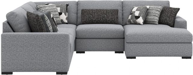 Benchcraft® Bealton 5-Piece Pepper/Salt Right-Arm Facing Sectional and Chaise-1